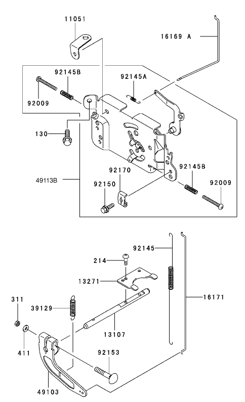Control Equipment Assembly  Kawasaki FH531V-CS07