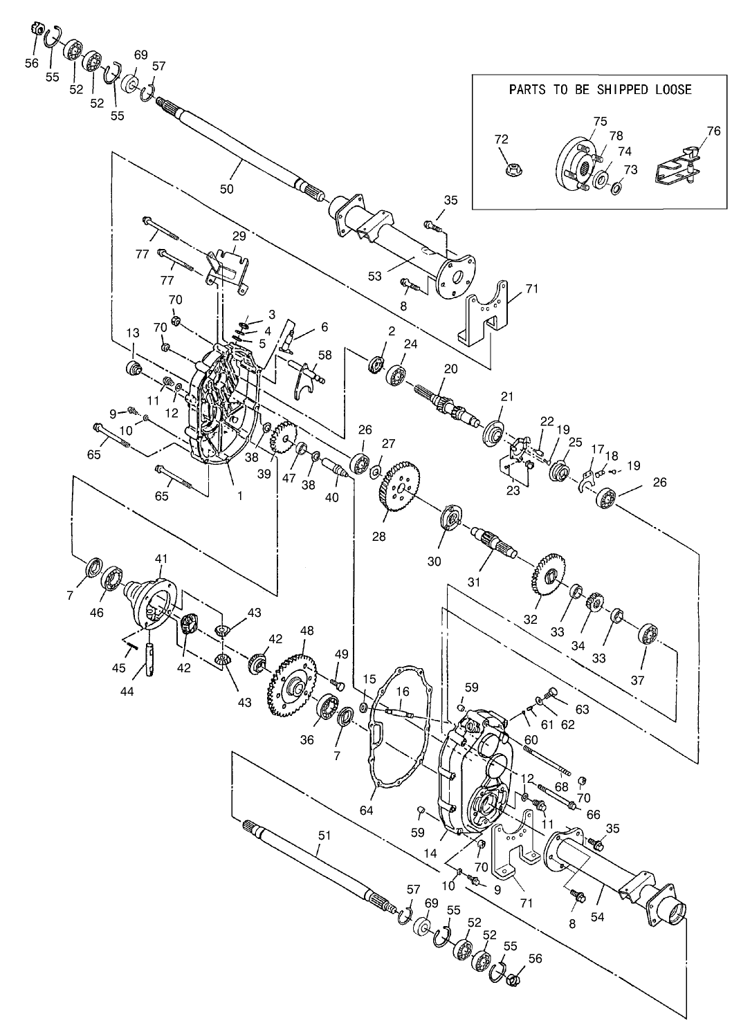 Transaxle Assembly No. 104-6898