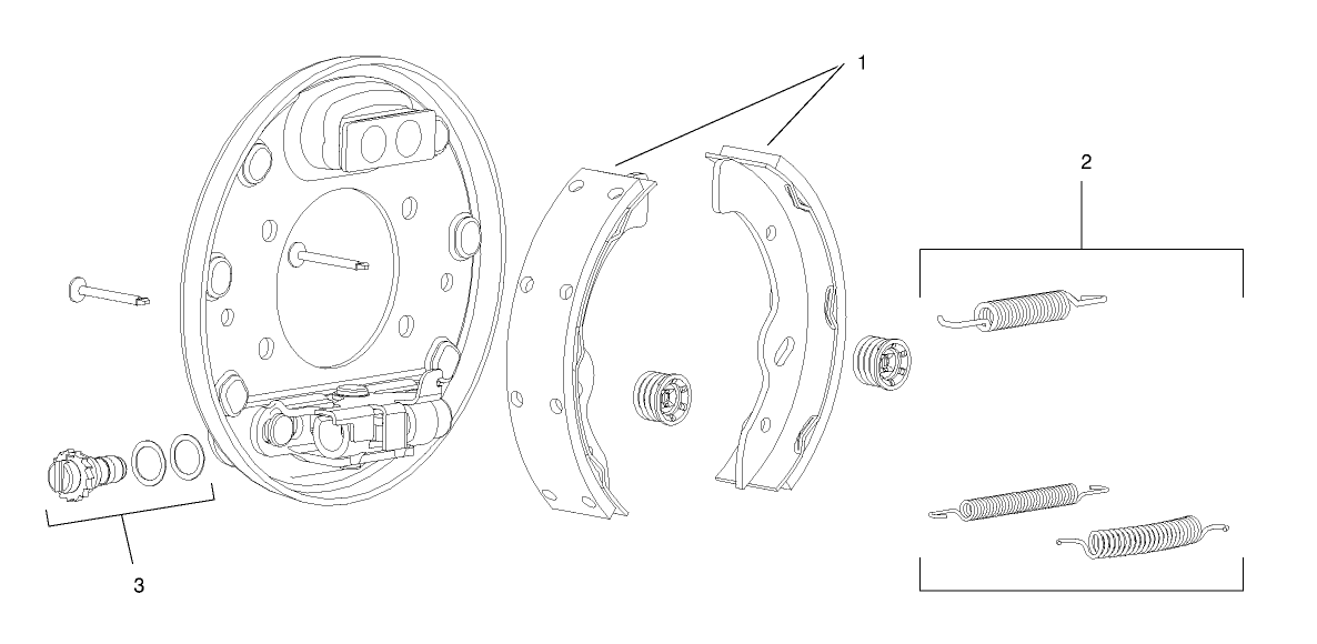 Left Hand Brake Assembly No. 99-7137