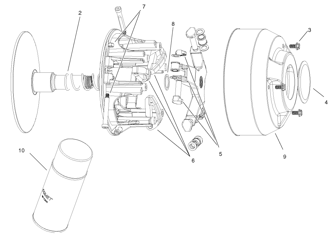 Drive Clutch Assembly No. 108-7014