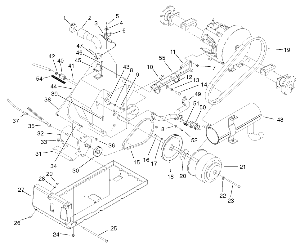 Engine and Clutch Assembly
