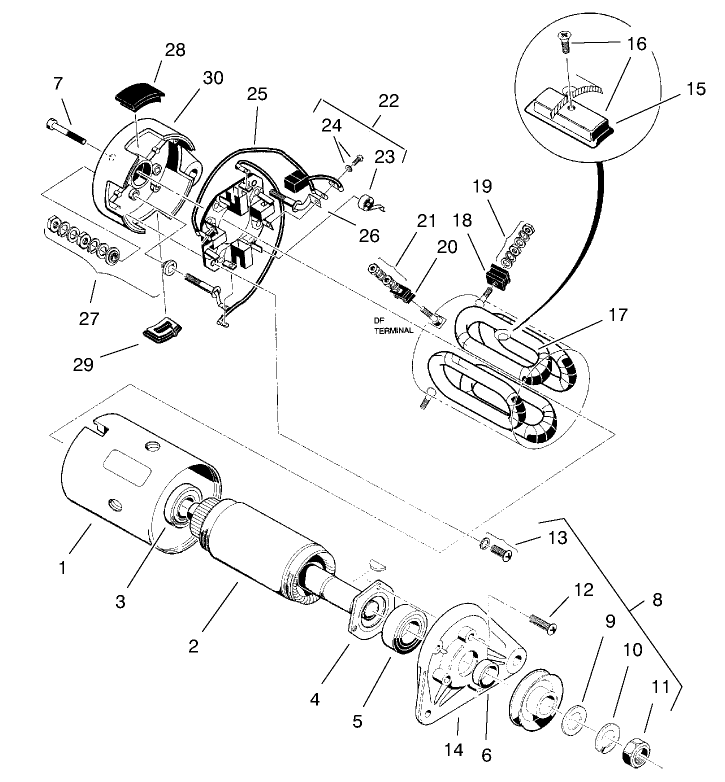 Starter Generator Assembly No. 99-7108