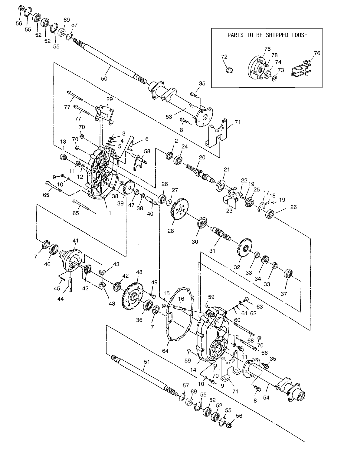 Transaxle Assembly No. 104-6898