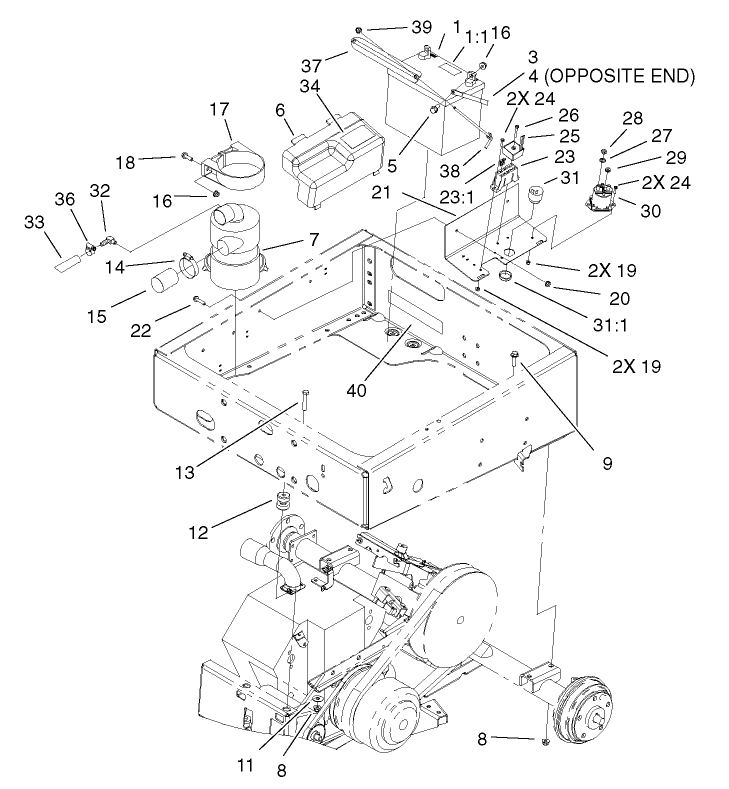 Drivetrain Mount Assembly