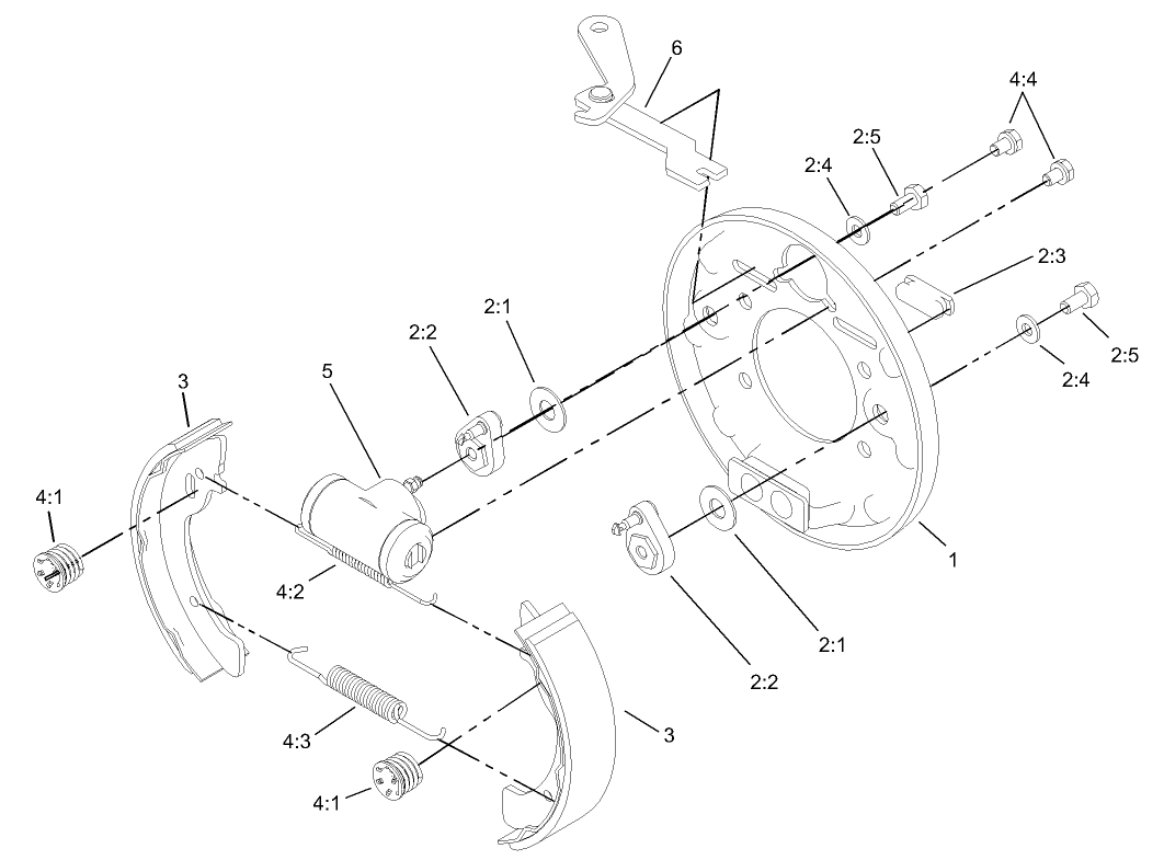 Right Hand Brake Assembly No. 104-6806