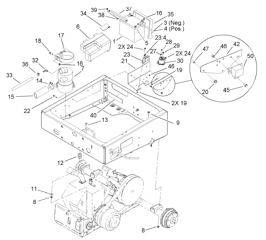 Drivetrain Mount Assembly