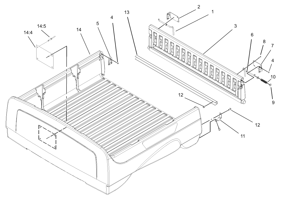 Box and Tailgate Assembly