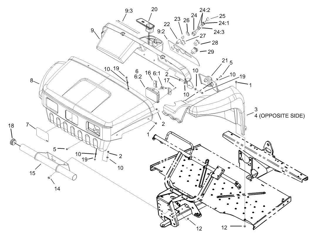 Hood and Fender Assembly