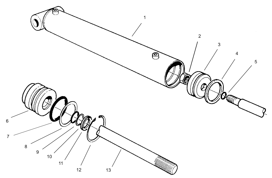 Hydraulic Lift Cylinder Assembly 54-0150