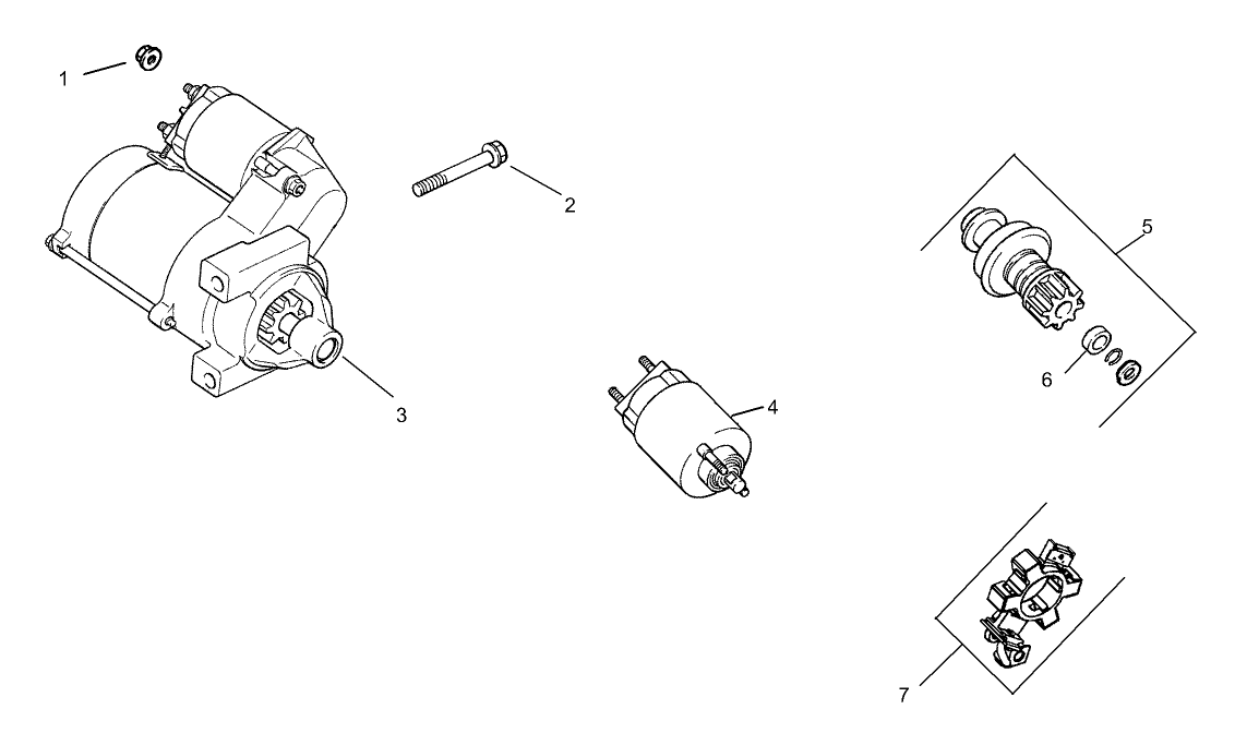 Starting System Kohler Engine CH20QS-64678