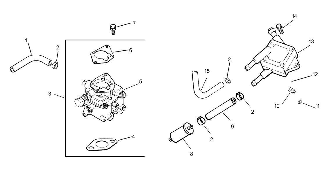 Fuel System Assembly Kohler Engine CH20QS-64678