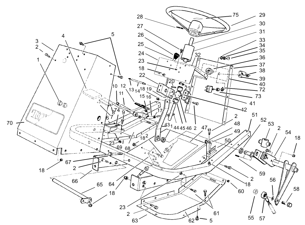 Frame and Steering Assembly