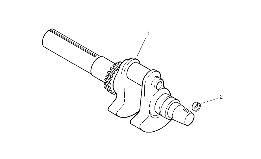 Crankshaft Assembly (Kohler CH20QS-PS64677)