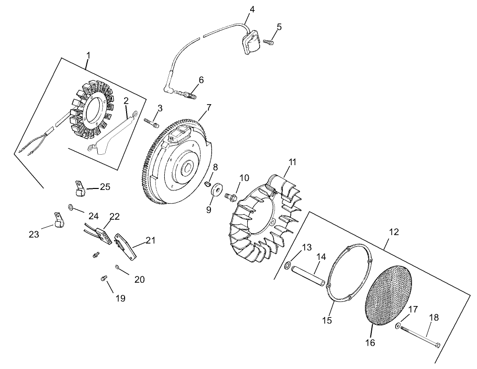 Ignition Electrical Assembly (Kohler CH20QS-PS64677)