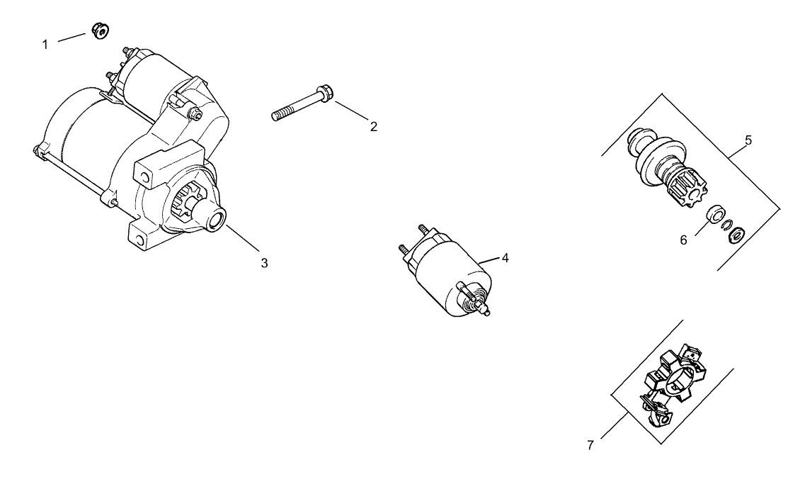 Starting System Assembly (Kohler CH20QS-PS64677)