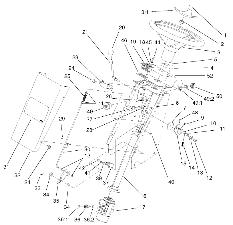 Steering Tower Assembly