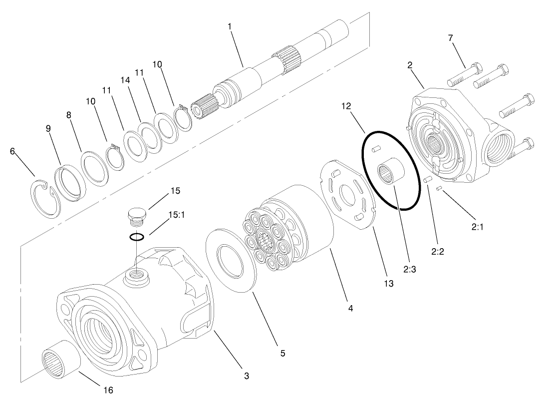 Piston Motor Assembly No. 105-1218