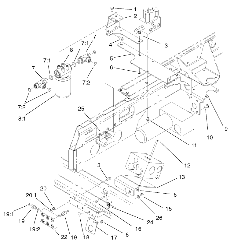Manifold Mounting and Fitting Assembly