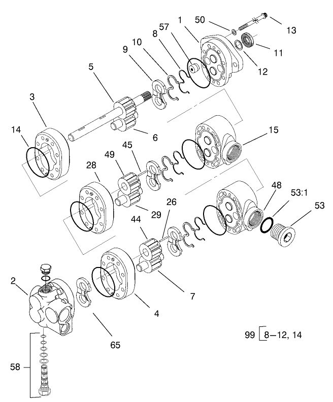 Triple Pump Assembly No. 105-9845