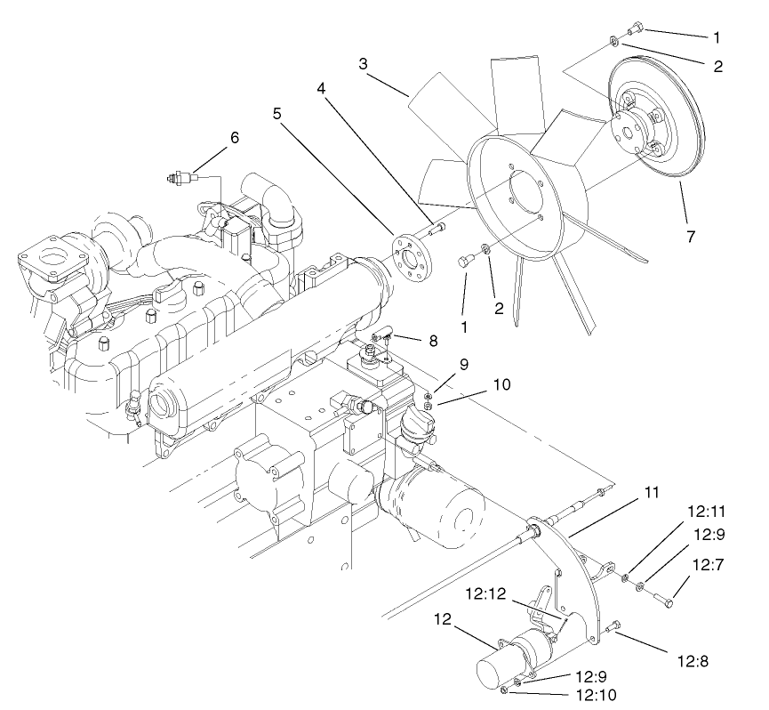 Fan and Solenoid Assembly
