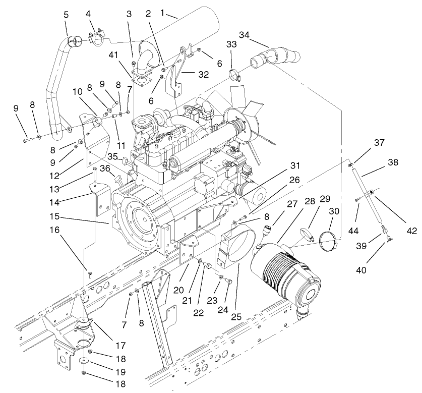 Engine Installation Assembly