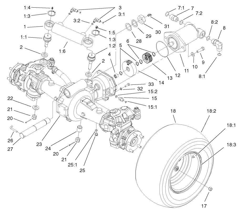 Rear Axle Assembly