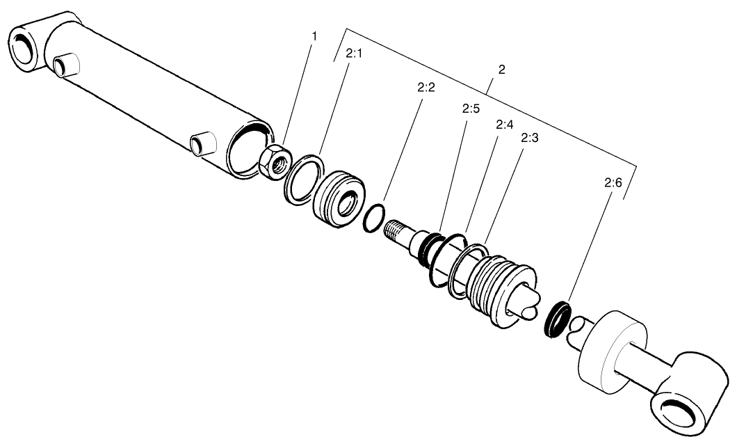 Hydraulic Cylinder Assembly No. 104-5592