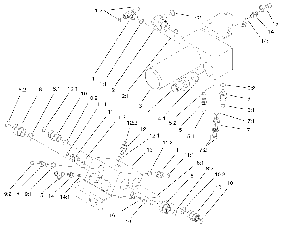 4 Wheel Drive Manifold and Filter Assembly