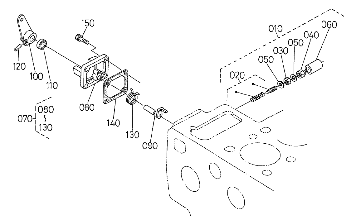 Engine Stop Lever Assembly