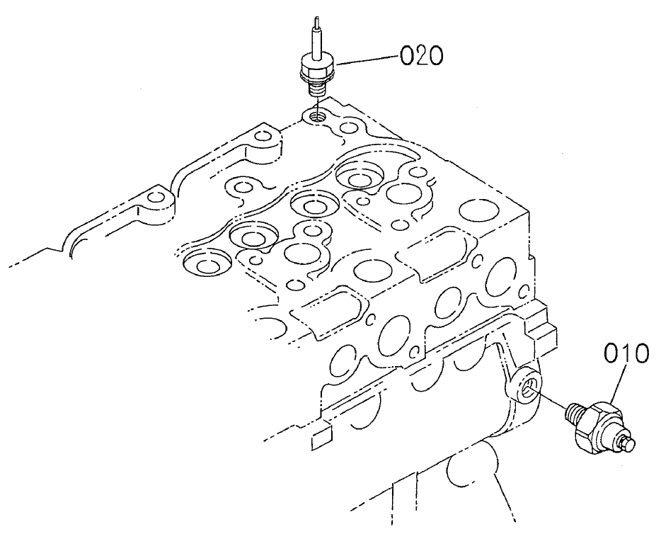 Oil Switch / Thermometer and Plug Assembly