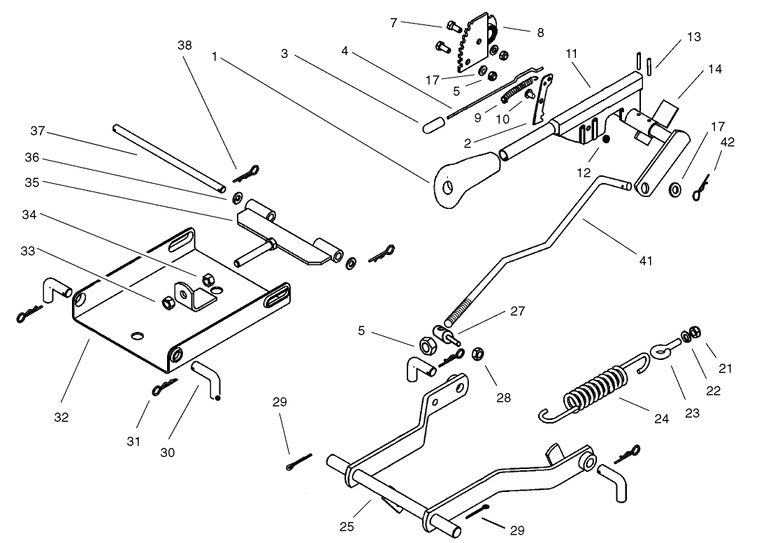 Operation (Mower Lift) Assembly