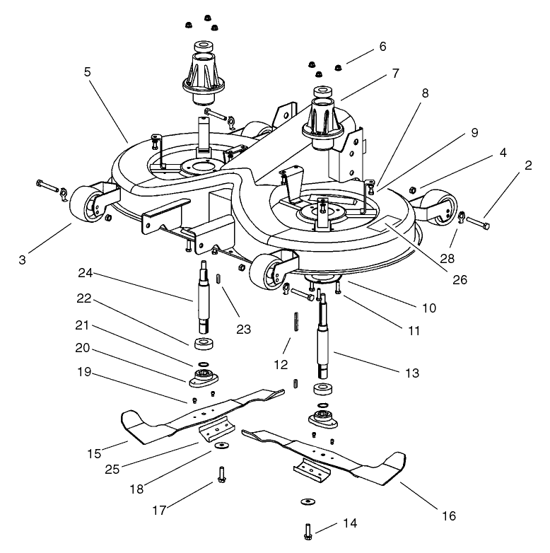 Operation Cutting Pan Assembly