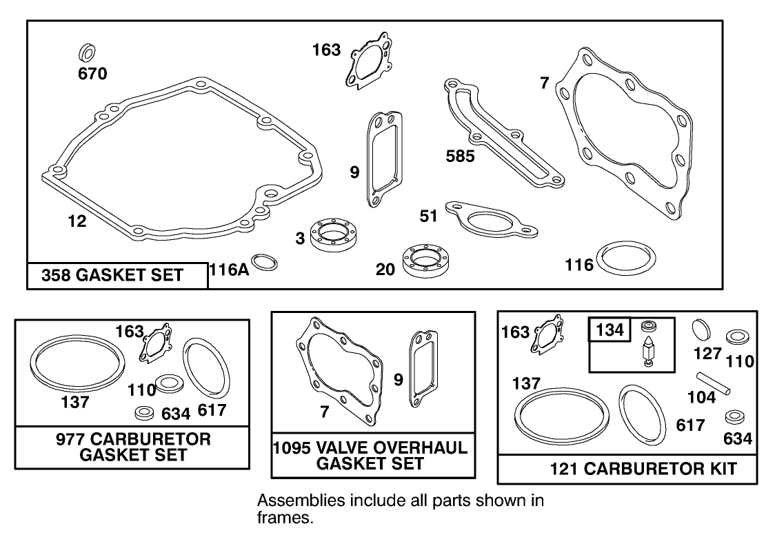 ENGINE BRIGGS & STRATTON MODEL 12H802-1766-E1