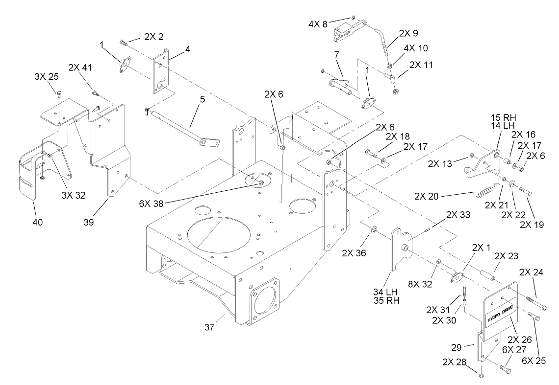 Pivot and Linkage Assembly