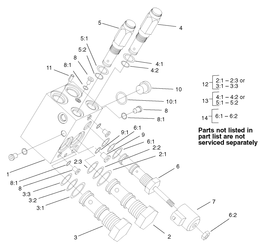 PTO Manifold Assembly No. 100-3055