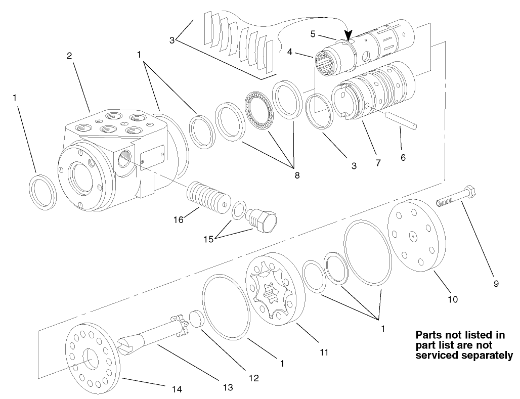 Steering Valve Assembly No. 104-2213