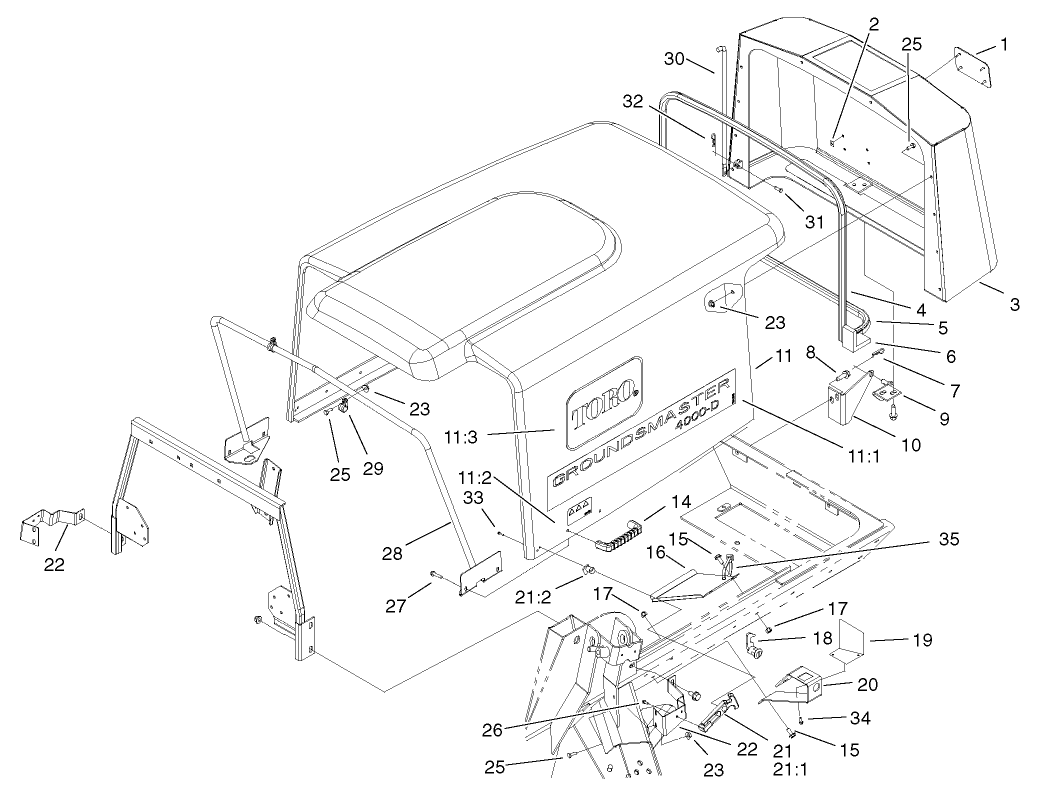 Hood and Screen Assembly