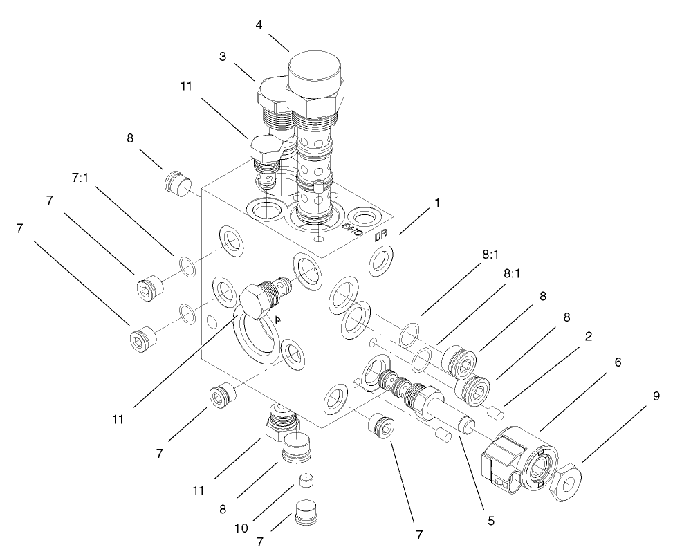 Traction Manifold Assembly No. 105-4516