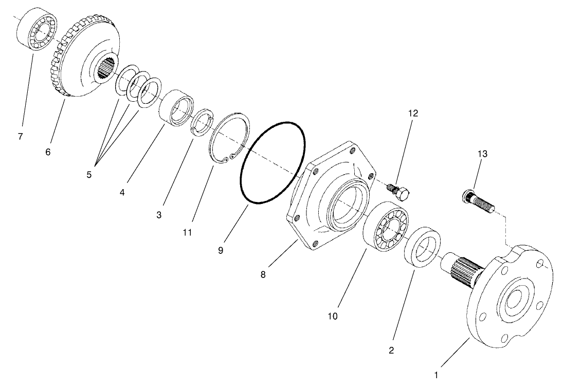 Rear Axle Assembly No. 100-3784 (Continued) Axle Assembly