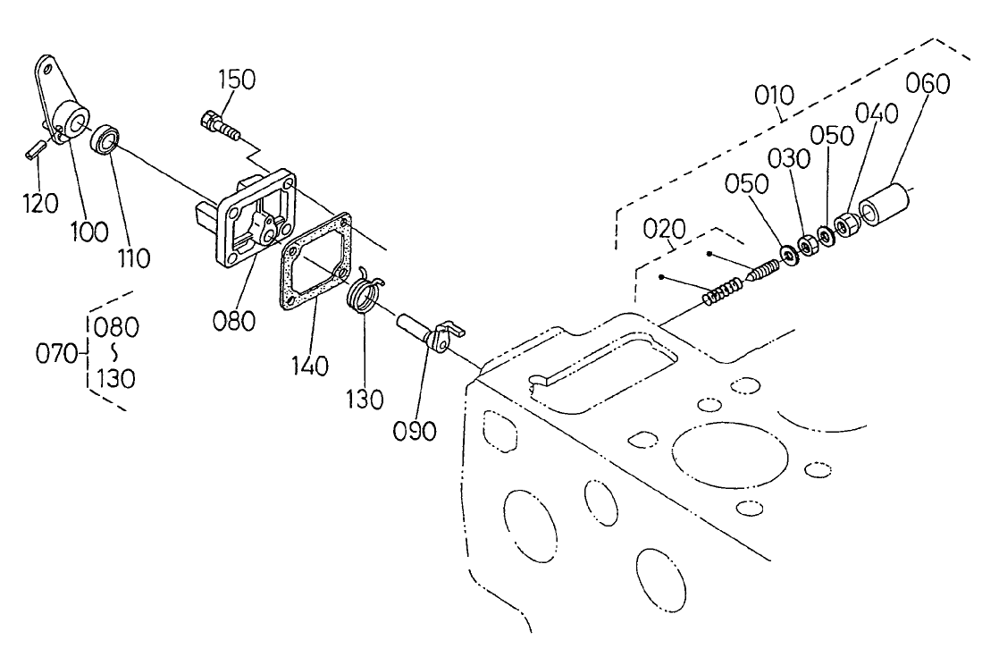 Engine Stop Lever Assembly