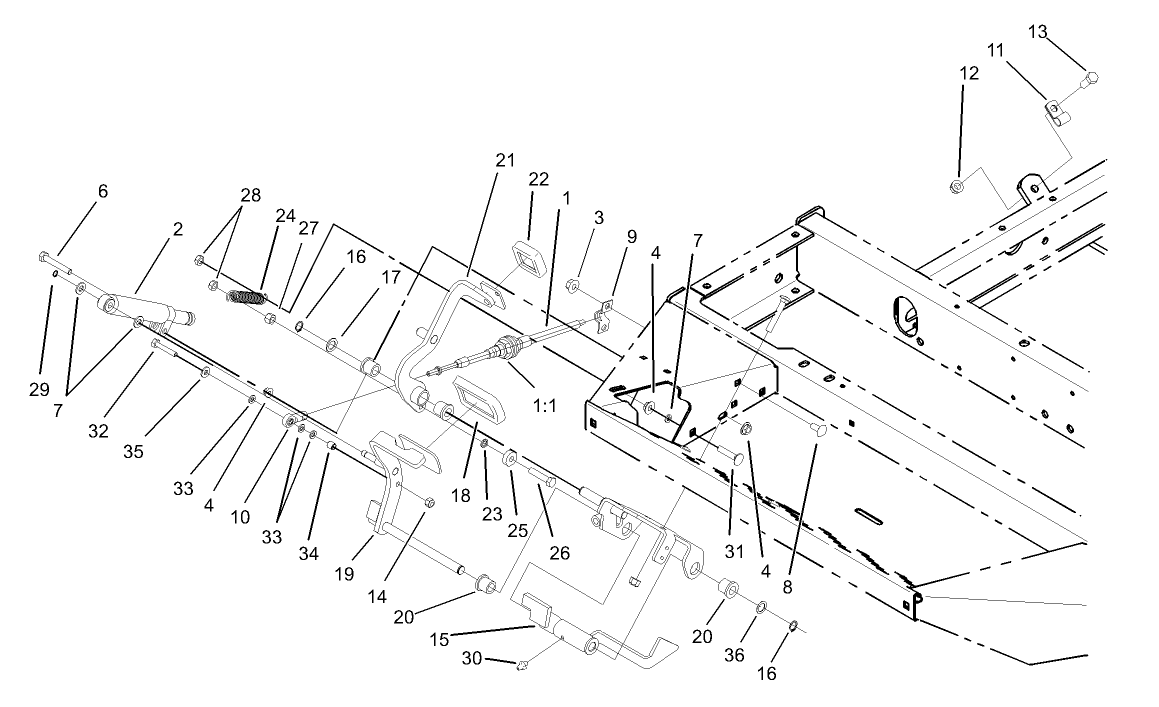 Traction Pedal Assembly