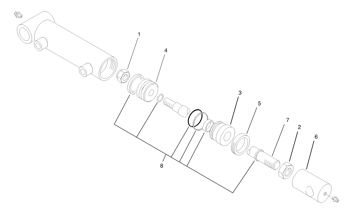 Hydraulic Cylinder Assembly No. 95-8978