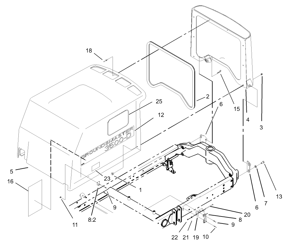 Hood-Screen Assembly
