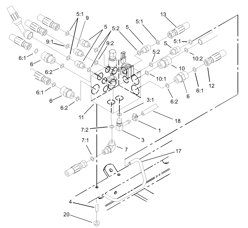 Manifold Block Installation Assembly