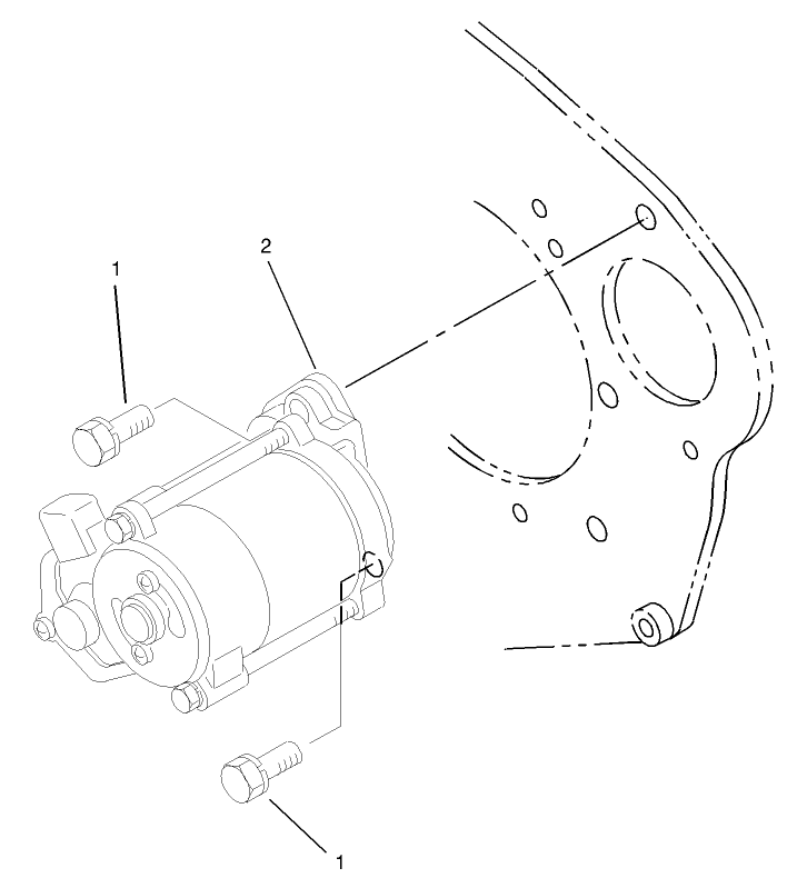 Starter Mount Assembly