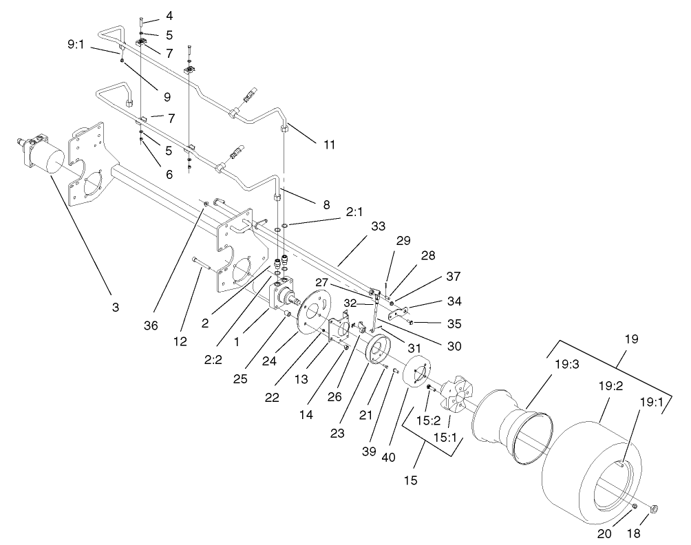 Front Wheel and Brake Assembly