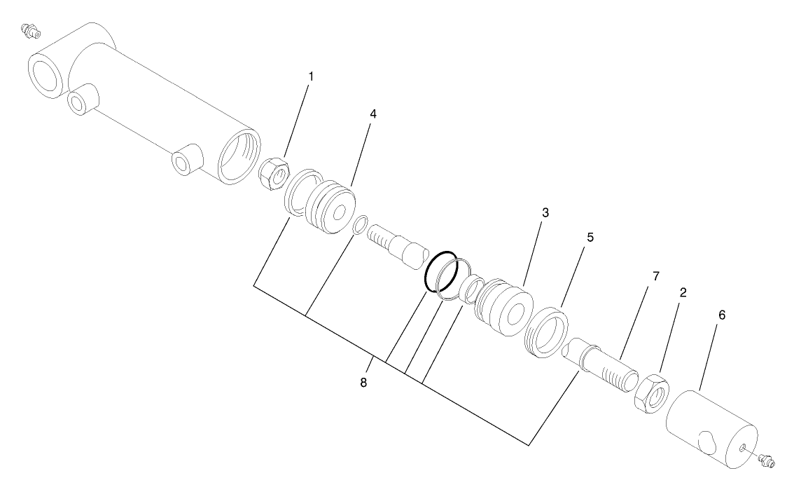 Hydraulic Cylinder Assembly No. 95-8978