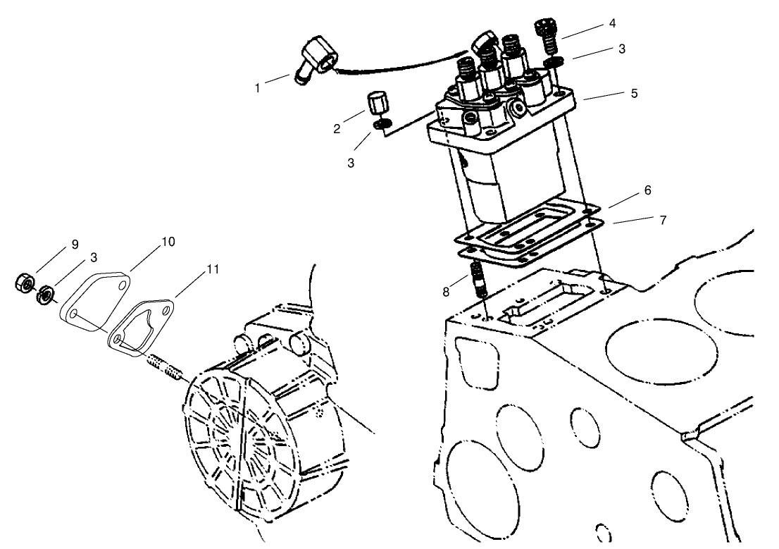 Injection Pump Installation Assembly