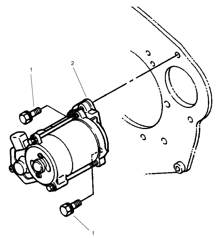 Starter Mount Assembly