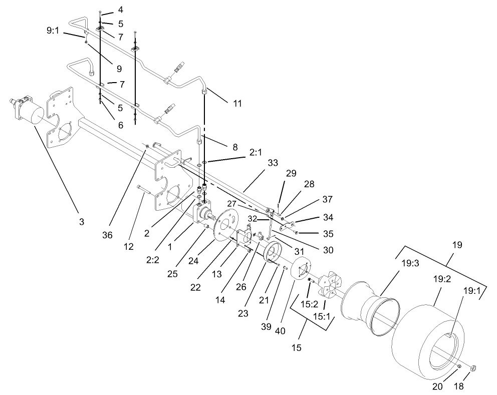 Front Wheel and Brake Assembly